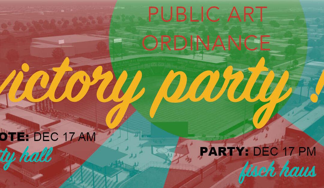 Public Art Ordinance Victory Party