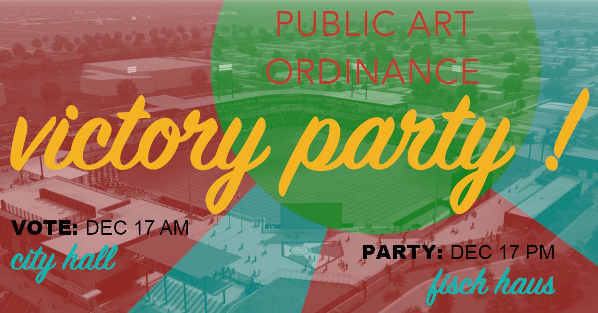 Public Art Ordinance Victory Party